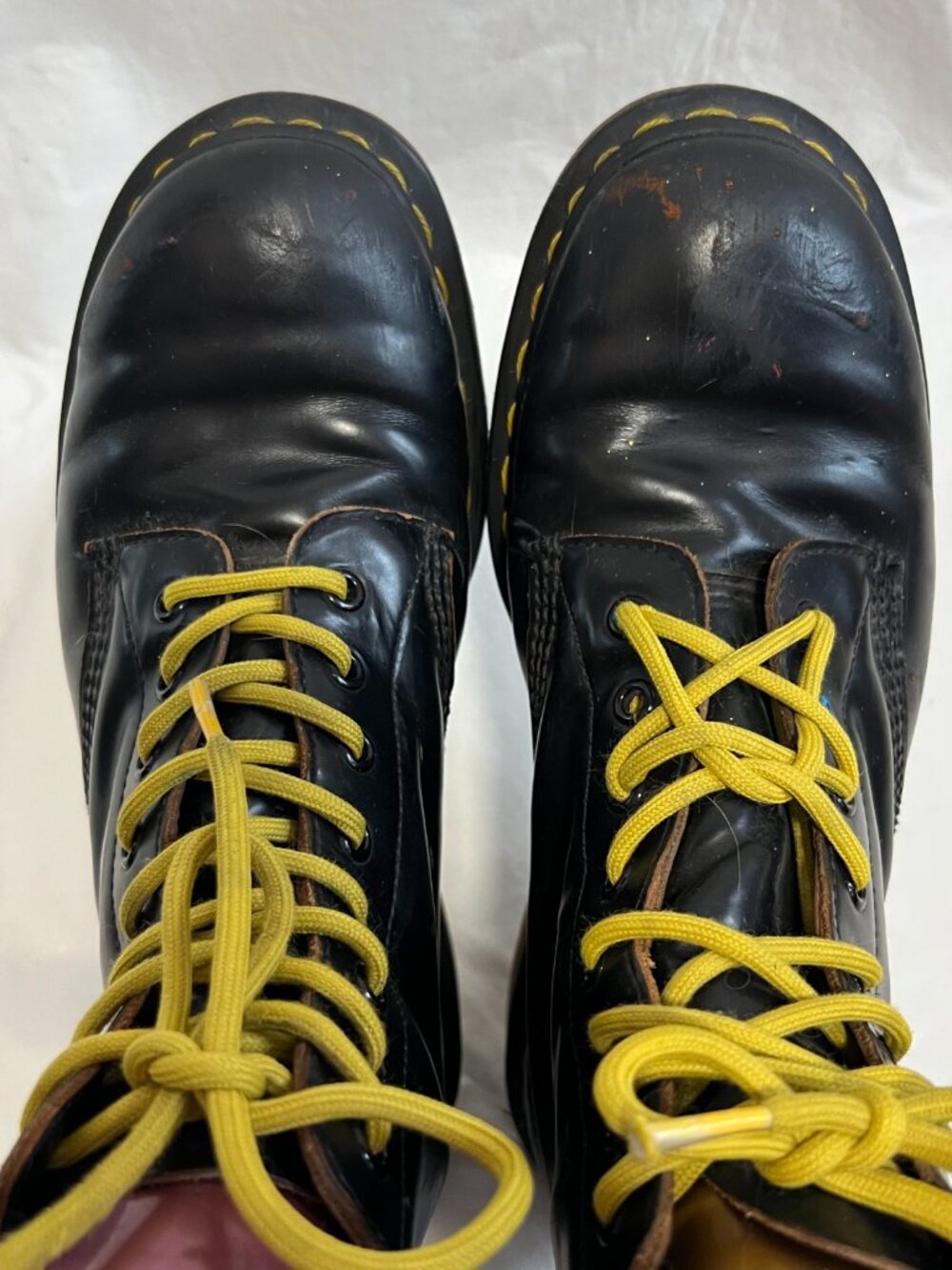 Dr Martens boots 1460 Quilon Leather black leather UK 8 US womens 10 docs - Picture 5 of 15